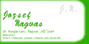 jozsef magvas business card